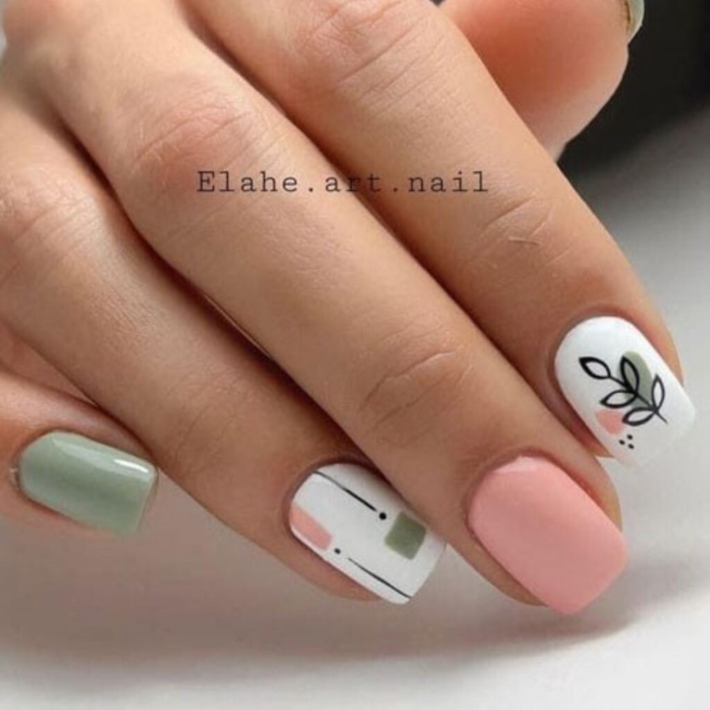 Attractive and stylish 2024 Lunar new year nail designs (116)