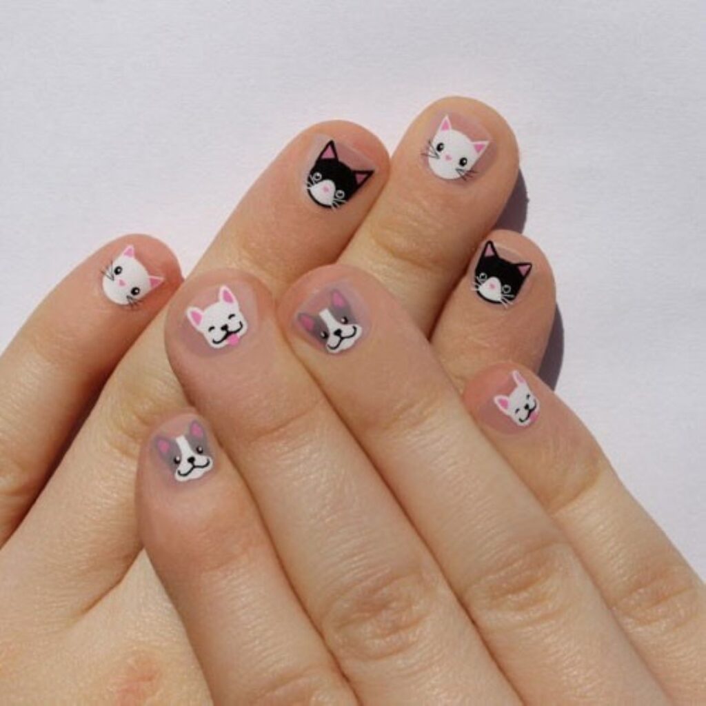 Attractive and stylish 2024 Lunar new year nail designs (130)
