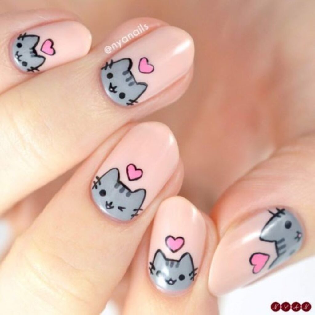 Attractive and stylish 2024 Lunar new year nail designs (131)