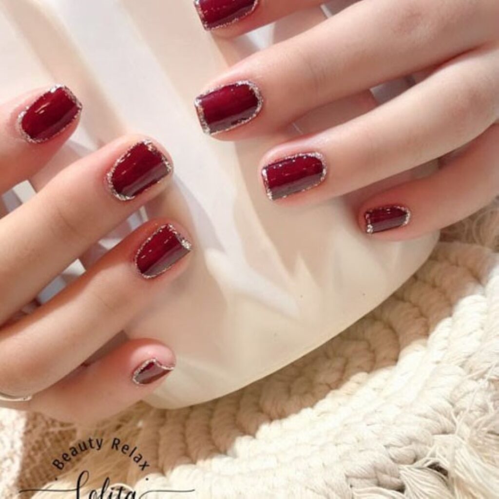 Attractive and stylish 2024 Lunar new year nail designs (17)