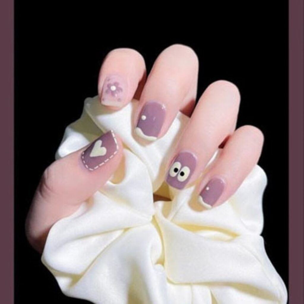 Attractive and stylish 2024 Lunar new year nail designs (317)