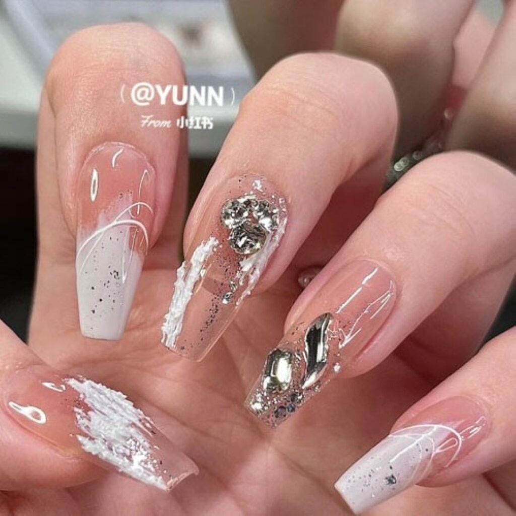Attractive and stylish 2024 Lunar new year nail designs (41)
