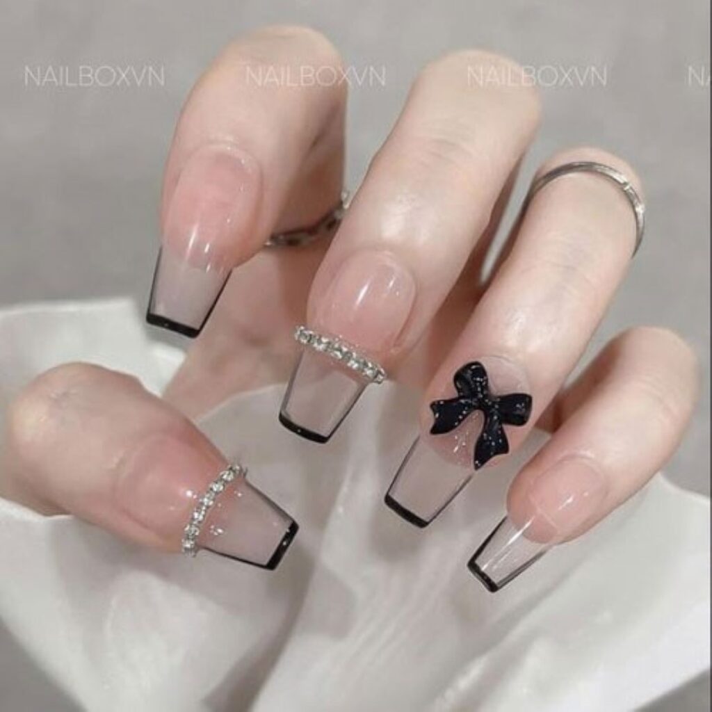 Attractive and stylish 2024 Lunar new year nail designs (90)