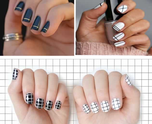 30 Line Pattern Nails