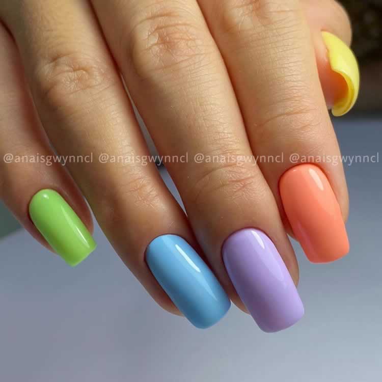 Predict 7 Nail Trends Throughout 2022 Multi Color